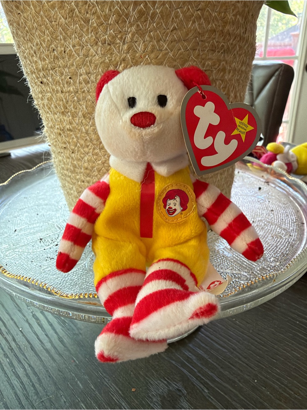 Very RARE Ty 2004 Teenie Beanie Babies #6 Ronald McDonald the Bear